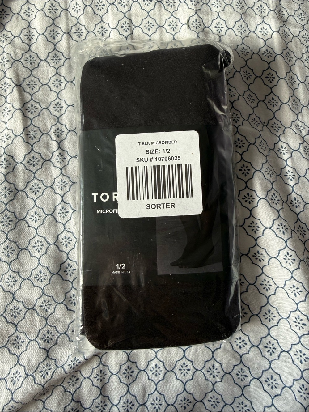 Black Microfiber Tights